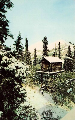 Alaskan Food Cache, Alaska Vintage PC | eBay