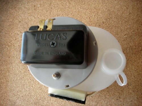 Lucas 5SJ Windscreen Washer Assembly Jaguar XKE E-type, MK Mark II, New - Foto 6 di 7