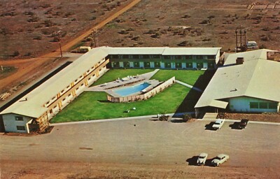 Best Western Lodge San Simeon California CA Birdseye View Chrome c1960 Postcard