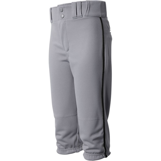 Champro Youth Triple Crown Piped Knicker Baseball Pant Grey With Navy