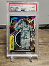 2020-21 Panini Flux Appeal Rookie LaMelo Ball #30 Rookie RC Silver Prizm PSA 10