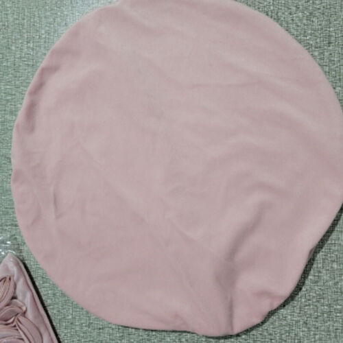45cm Solid Color Round Cushion Cover Soft Velvet Pillowcase Sofa Bed Decor NEW - Picture 6 of 20