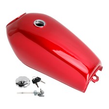 CLASSIC RETRO GAS FUEL TANK RED FOR HONDA CG 125 CAFE RACER BOBBER