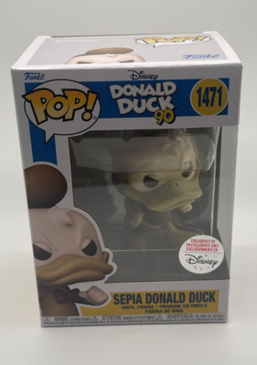 Disney World Exclusive Sepia Donald Duck 90 POP! Funko Vinyl
