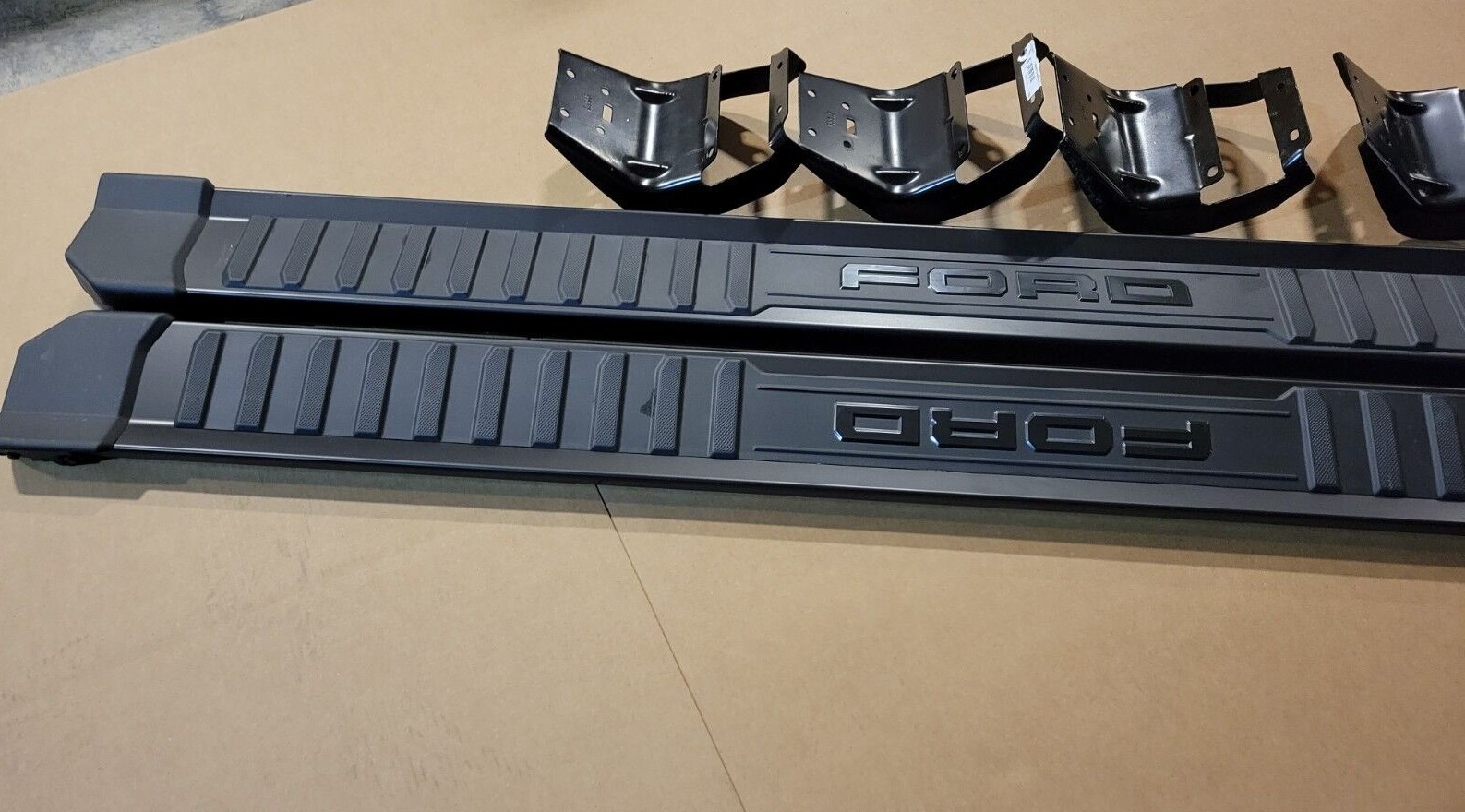 Take Off 2021 Ford F150 Black Running Boards Fits 1523 F150 CREW CAB