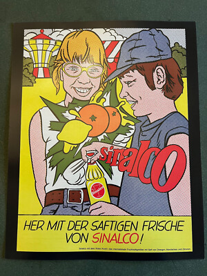 Poster nostalgisches Plakat im Reprint 30 x 24 SINALCO