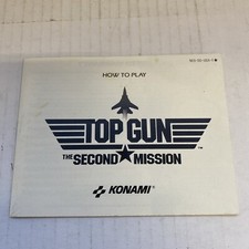 Top Gun Second Mission NES Manual Free Shipping