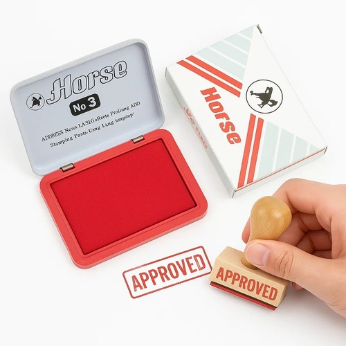 Stamps Craft Ink Pad Paper Wood Fabric Black Colours Rubber Stamp Pad 90x60mm - Foto 6 di 9