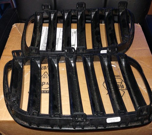 BMW Brand OEM E83 LCI X3 2007-2010 Black Grille Pair Brand New - Picture 2 of 2
