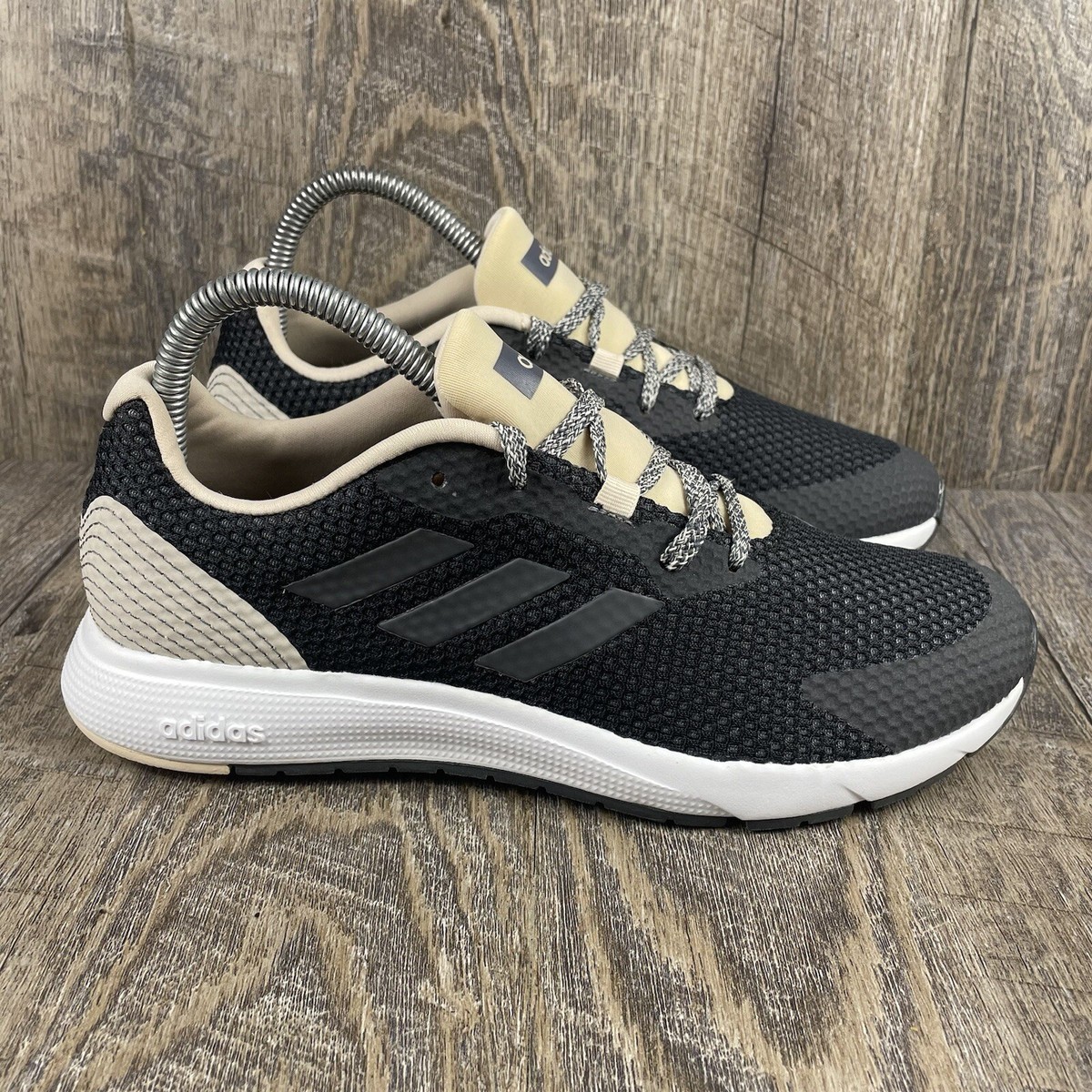 Adidas Sooraj Shoes Womens 7 Black Taupe EE9933 Athletic Running