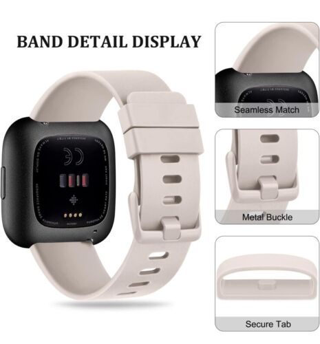 Fitbit Versa 2 Straps/Fitbit Versa Strap/Fitbit Versa Lite Strap for Women Men - Picture 2 of 8