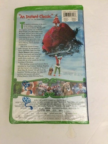 Dr Seuss' How Die Grinch Stole Christmas (VHS, 1990) Selten Vintage-Ships N 24 - Bild 5 von 12