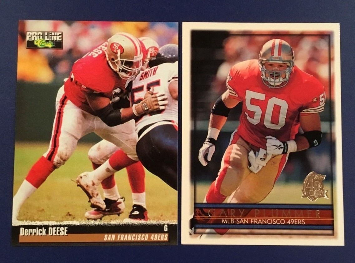 1996 Topps # 292 GARY PLUMMER & 1995 Classic # 276 DERRICK DEESE Lot 2 