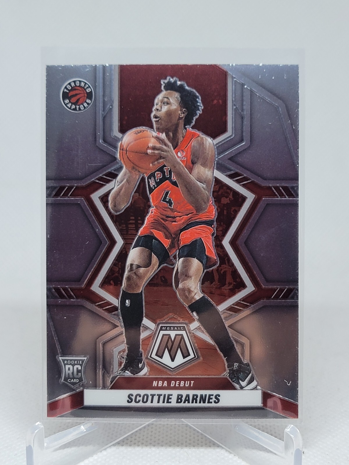 2021-22 Panini Mosaic Scottie Barnes NBA Debut RC #264 Raptors A1D