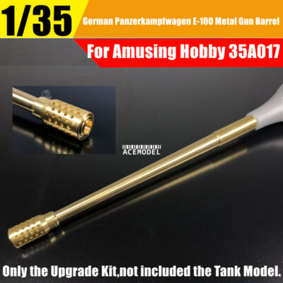 1/35 German Jagdpanzer E-100 Tank Metal Gun Barrel Kit for Amusing Hobby 35A017