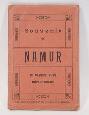 Souvenir De Namur 12 Cartes Postales Vues Détachables Environ 1910