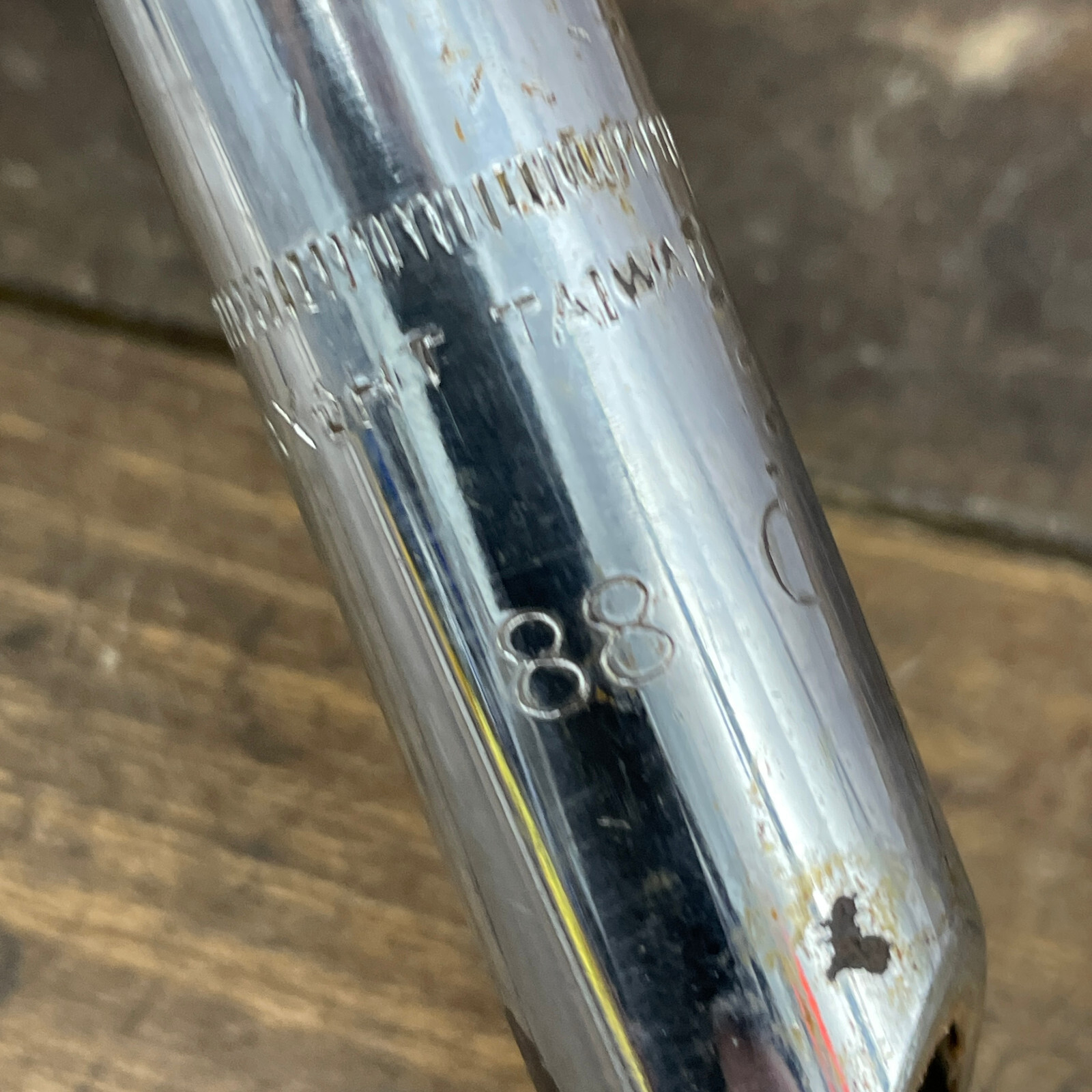 Vintage BMX Stem Old School BMX MX-550 Silver 80s Neck 21.1   Brute Style Alloy