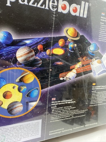 NEW Ravensburger Solar System Puzzle Ball 3D Globes Jigsaw Puzzleball Puzzle 624 - Picture 11 of 14