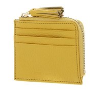 Coccinelle Tassel Credit Card Holder Kartenetui Soleado Dunkelgelb Neu