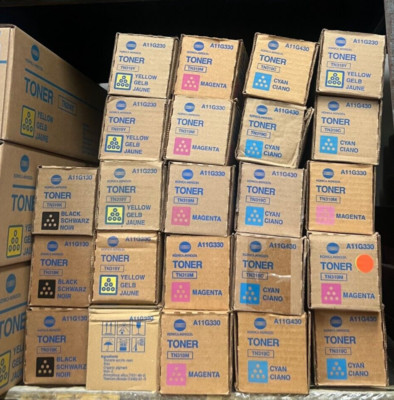Konica TN319 Original Toner Set KYMC A11G130-230-330-430 For bizhub C360 NEW