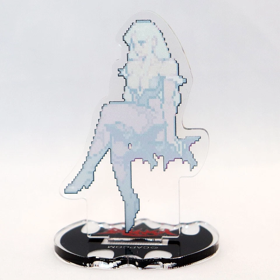 Figura Acrílica CAPCOM Vampire Savior Darkstalkers Morrigan Pixel Bead 2024 Foto 4 de 4