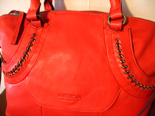 American Leather Co. Janssen Glove Satchel, RED, NEW FROM QVC, A640395,MSRP $195 - Bild 18 von 24
