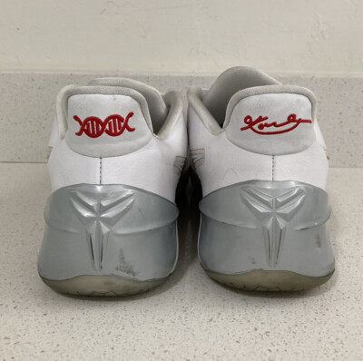 NIKE KOBE A.D. white/chrome 2016 basketball sneakers men's size US