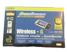 Linksys Wireless-G 2.4GHz Notebook Adapter with Speed Booster WPC54GS