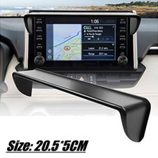 Auto Anti-blend Kapuze GPS Sonnenblende Schwarz Dash Radio Navi Abdeckung S