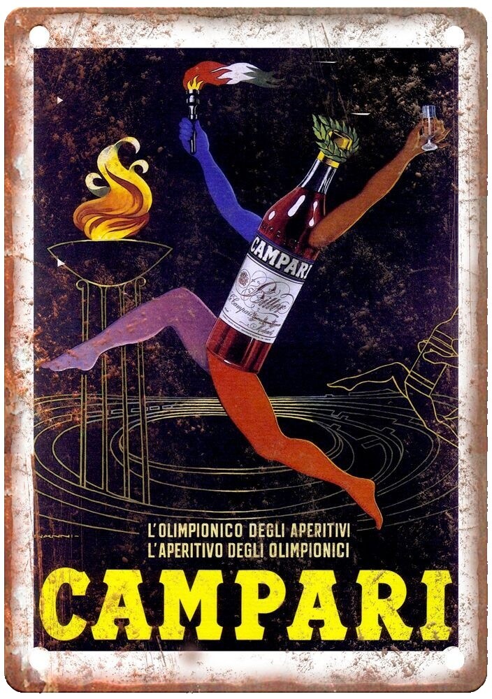 bitter campari 看板 当時物 ヴィンテージ 貴重 Classic bitter Campari vintage advertisement reproduction