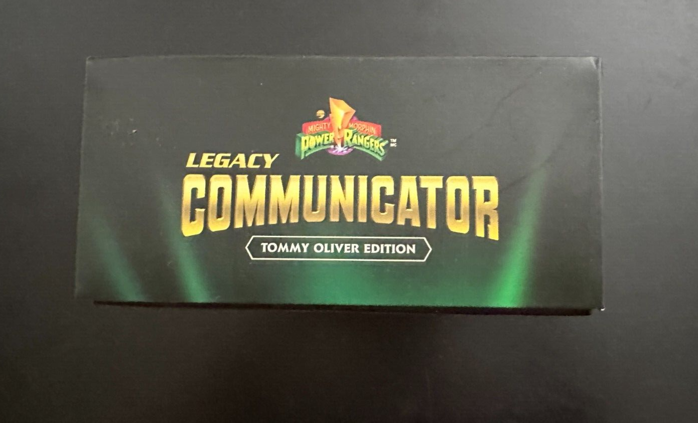 Power Rangers Legacy Tommy Oliver Edition Green White Communicator ...