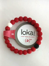 Pulsera Lokai Roja Pequeña Nueva Con Etiquetas