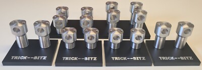 Universal 3'' Rise plain handle bar risers to suit 7/8 inch (22mm BARS)