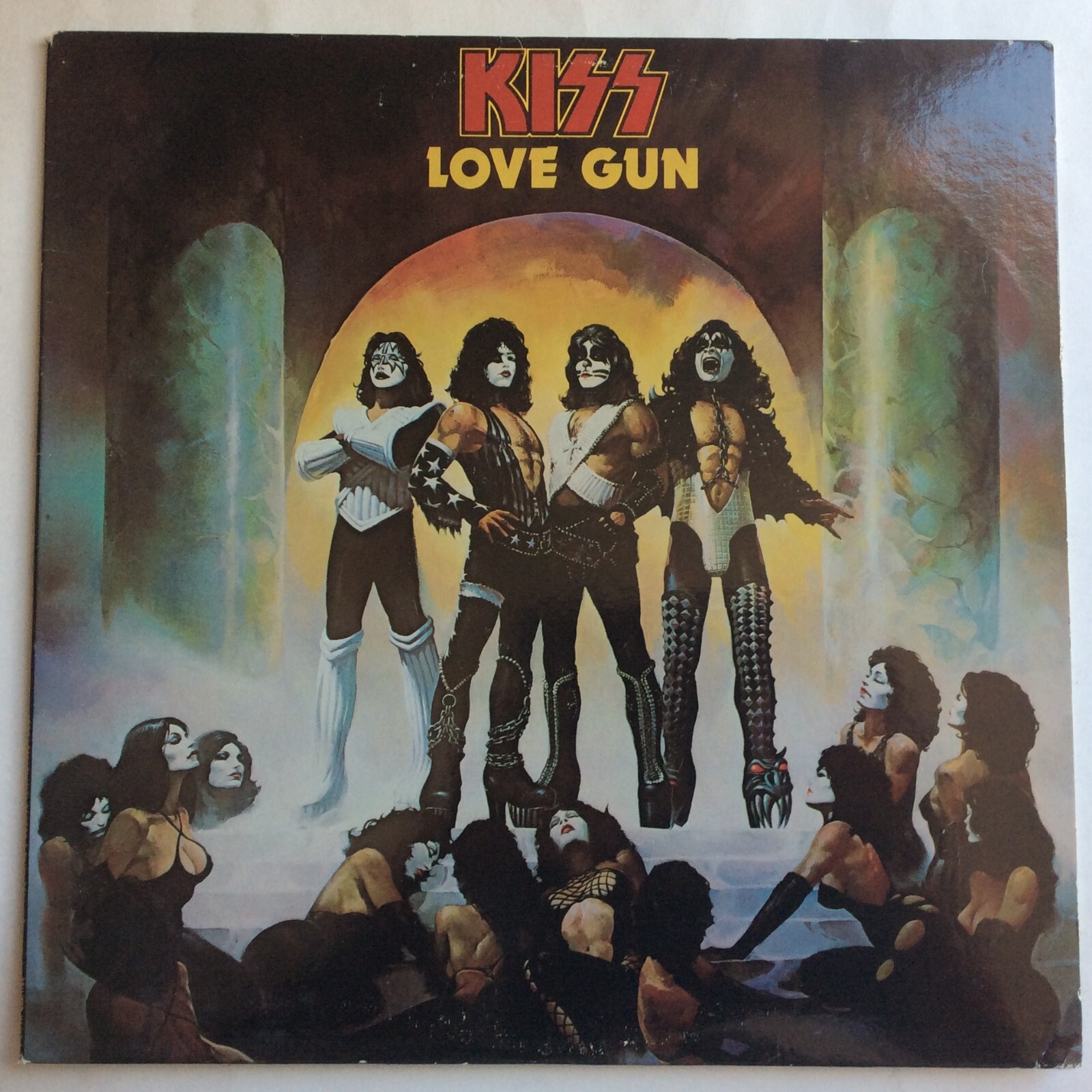 Kiss- Love Gun-Vinyl LP-Casablanca ‎Records-NBLP 7057-US -Orig-1977-early press