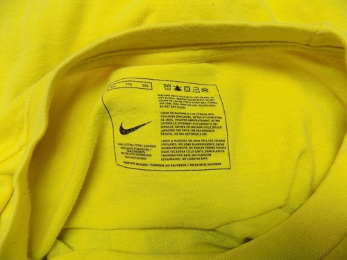 NIKE PHYS ED 1972 Men's T-Shirt Yellow Size XXL - Picture 5 of 5