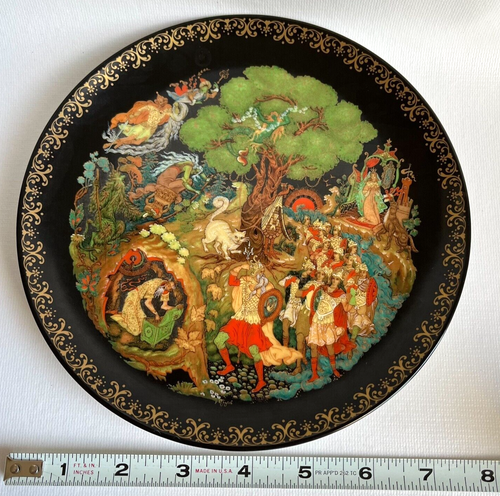 Vintage Russian Legends 1989 Collector Porcelain Plate Bradex No. 60-V25-1.4 - Picture 10 of 10