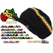 Rasta Hat Jamaica Marley Reggae Cap Rastafari Dreadlocks Tam Roots Cotton Africa