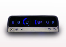1964-1966 Chevy Truck Digital Dash Panel Cluster Gauges Blue Leds Made In Usa
