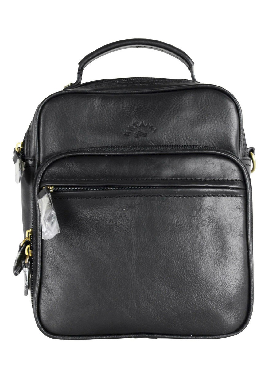 Sacoche Katana Pour Homme En Cuir - Grande Taille (27x24x10 Cm) - Bandoulière Réglable - Neuve Avec étiquettes