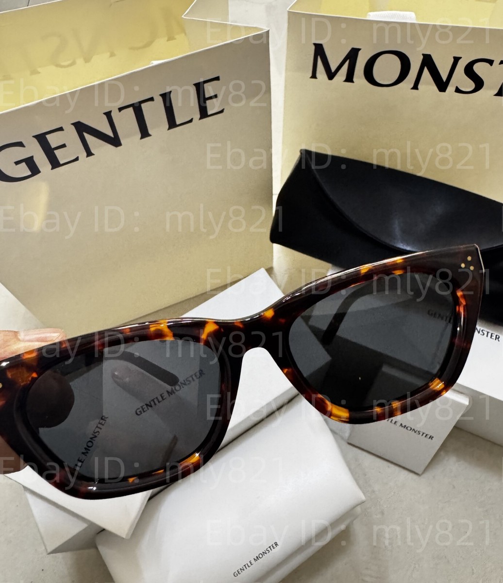 Gentlemonster Gisele T1 Sunglasses Brown Frame Black Lenses | eBay