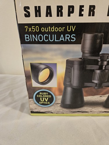 Sharper Image 7x50 Binoculars w/Ruby Colored UV Optics ~ NIB New Condition - Picture 2 of 23