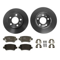 Trw Bremsensatz Hinterachse FüR Opel Astra G Zafira B Scheiben + BeläGe