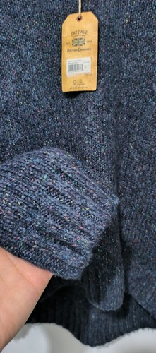 Fat Face Maglione Donna Lavorato a Maglia Blu Navy UK 8 Casual - Foto 6 di 8