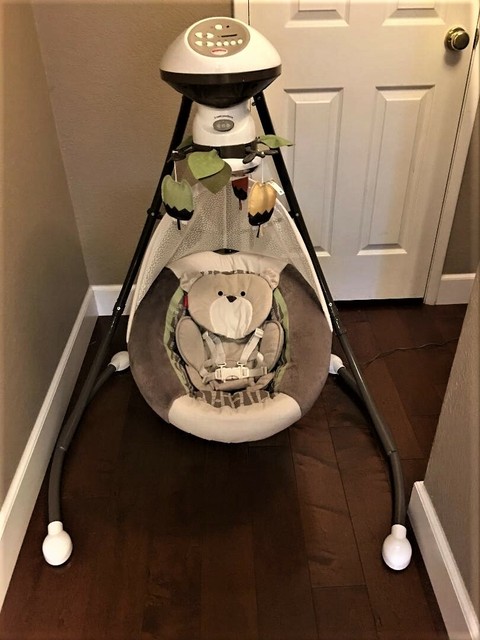 Free Gift Fisher Price My Little Snugabear Cradle N Swing Free Gift
