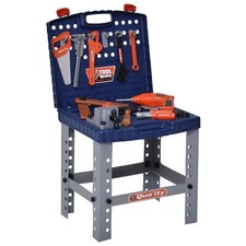 68 Pcs Kids Toy Workbench Set Pretend Play w/ Realistic Tools Electric Drill NEW