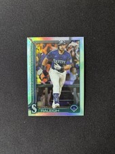 2025 Topps Update Chrome Baseball Card #USC45 Cal Raleigh Refractor