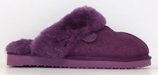 Dearfoams Women's Fireside Sydney Shearling Slippers, Abrgn, 9 US - GENTLY USED