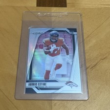 2024 Panini Prizm - Rookies Audric Estime #306 Silver Prizm (RC)
