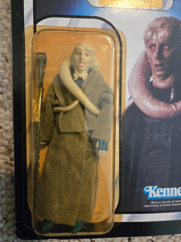 Babero trasero Fortuna 77 vintage de Star Wars ROTJ 1983, sin usar, en caja Foto 2 de 4