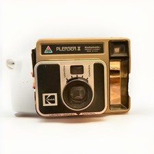 Vintage Kodak Pleaser II Kodamatic Instant Camera Brown Untested AS IS
